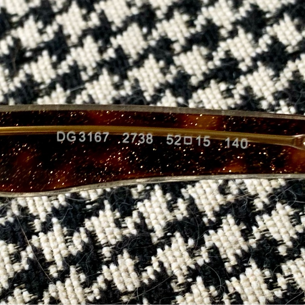 Dolce & Gabbana Brown Tortoise Glasses - Picture 6 of 8